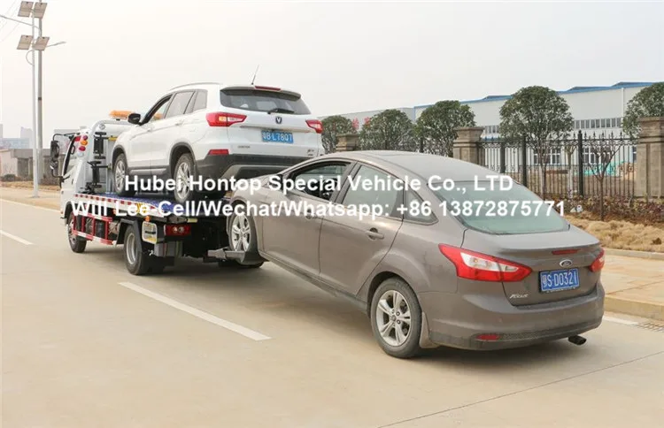 Dongfeng 4*2 Wrecker Tow Truck with 8T Crane