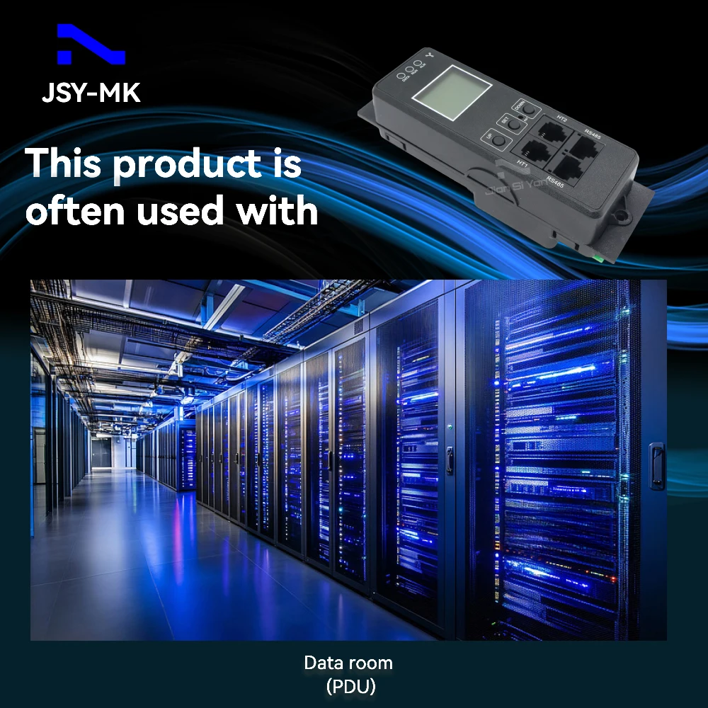 JSY-MK-360 China High Quality LCD 220V Current Volts Power Energy Metered PDU 3P Three Phase for PDU Power Distribution Unit