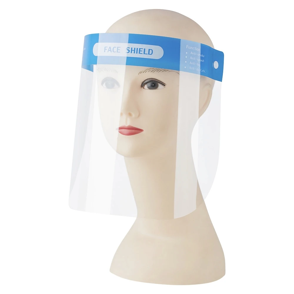 Anti Fog Safety Personal Protective Sponge Face Shield With Sponge Frame Transparent Face Sheild