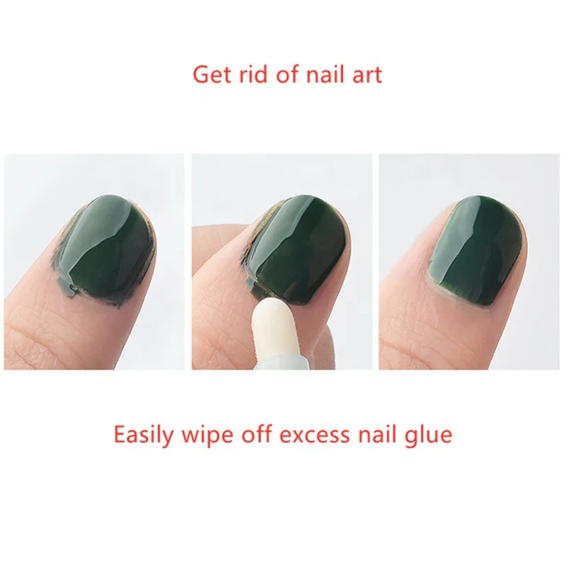 1Pc New 4 Color Gel Nail Art Polish Remover Mistakes Cleaner Corrector Pens Dissolving Varnish UV Gel Manicure Tool