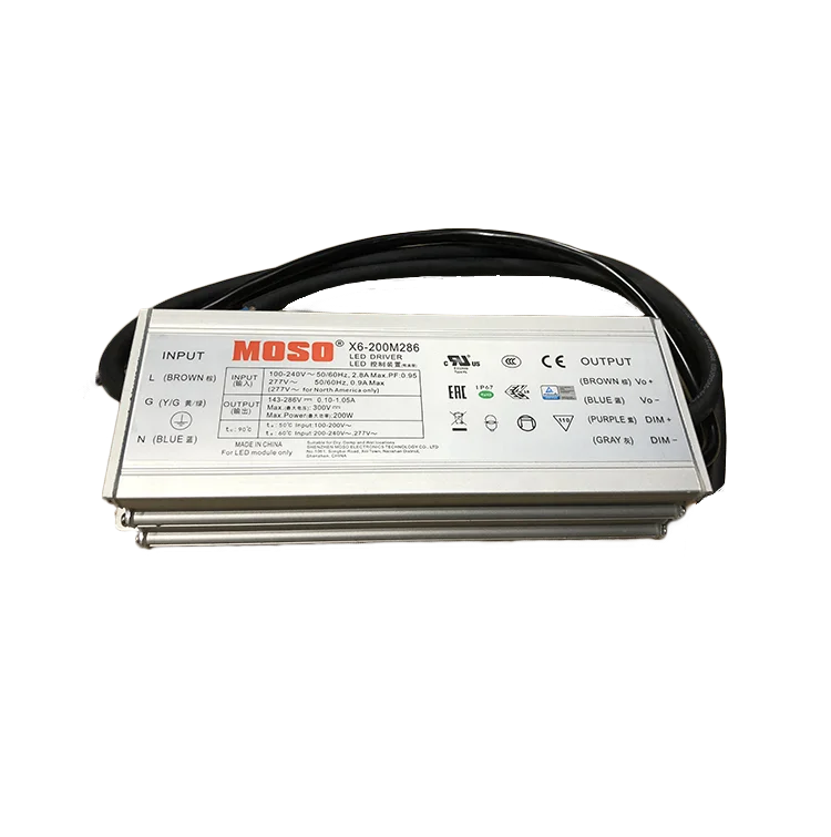 200W Series moso power supply led 200w moso led driver programmer moso x6
