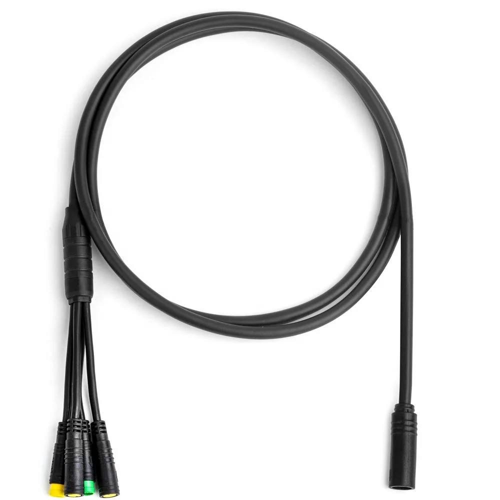 BAFANG комплекты для преобразования электрического велосипеда 1T4 кабель bbbs BBS01 BBS02 BBSHD Средний мотор подключения с дисплеем тормозов дроссельной заслонки