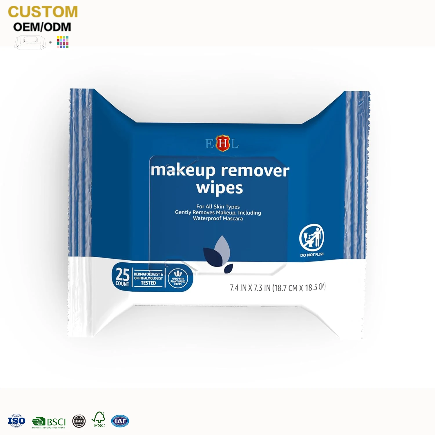 Лидер продаж, высококачественные влажные салфетки для удаления макияжа, 25 шт./упаковка
