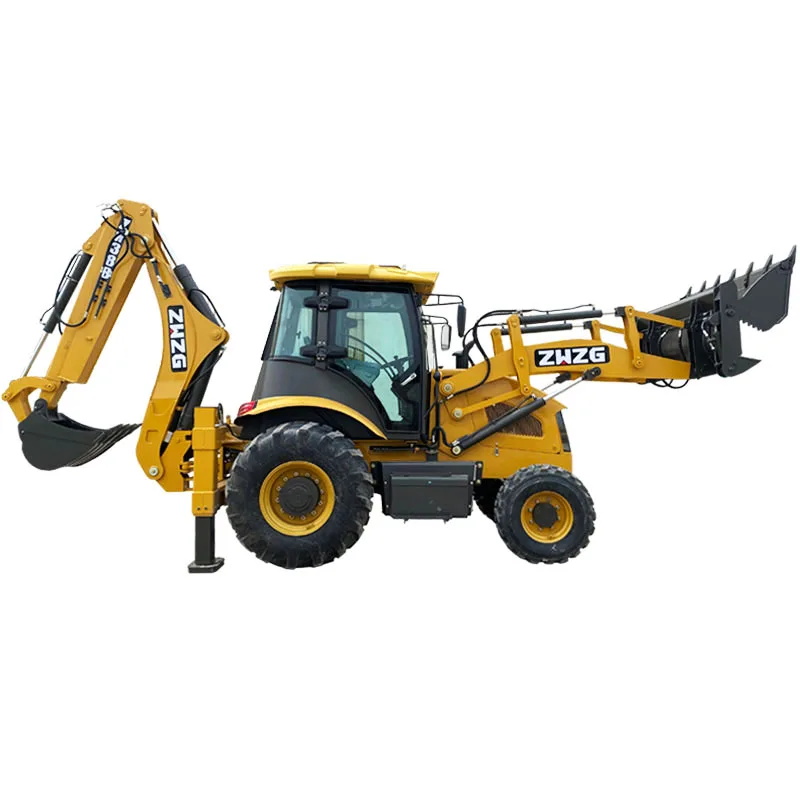 2021 ZWZG Brand New Loader Backhoe Load 2.5ton Bucket 0.3 Cbm Chinese Machinery Mini Backhoe Loader For Sale