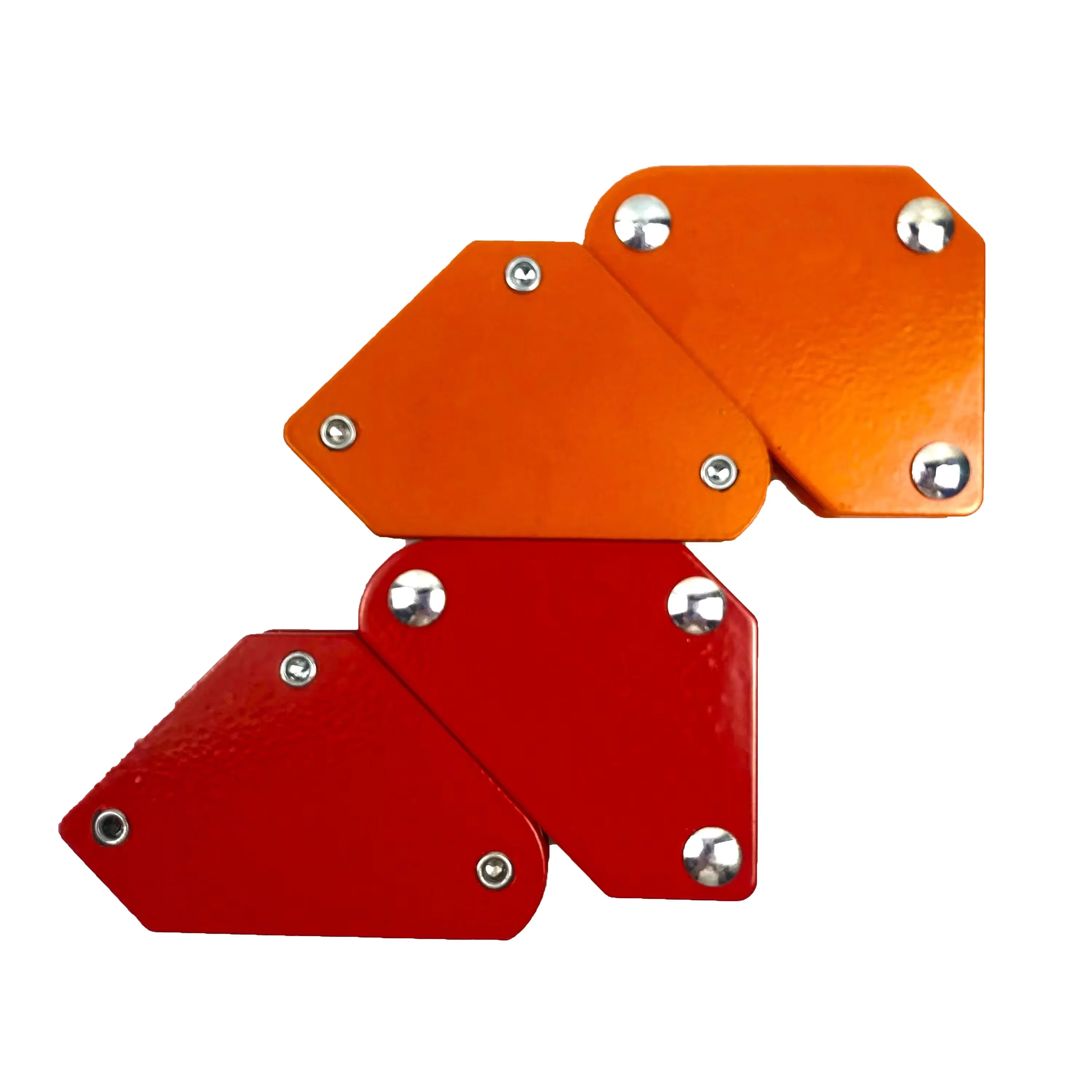 High Quality 4Pcs Welding Magnet Positioner Right Angle Nylon Cover Magnetic Electric Welding Fixer Clamp for Maintenance Use