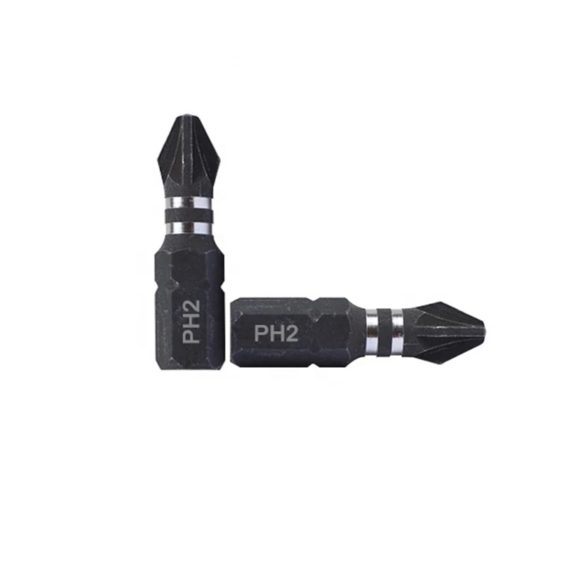 25mm 1/4 Inch Hex Shank Insert PH/TORX/PZ/SL  Screwdriver Bit