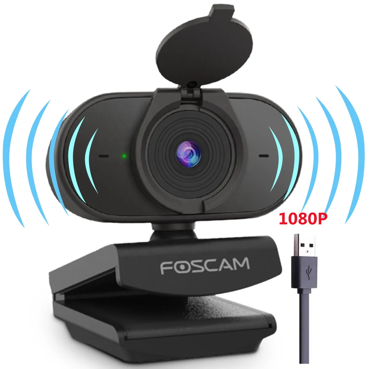 Foscam W25 1080p 30fps веб-камера с зумом full hd