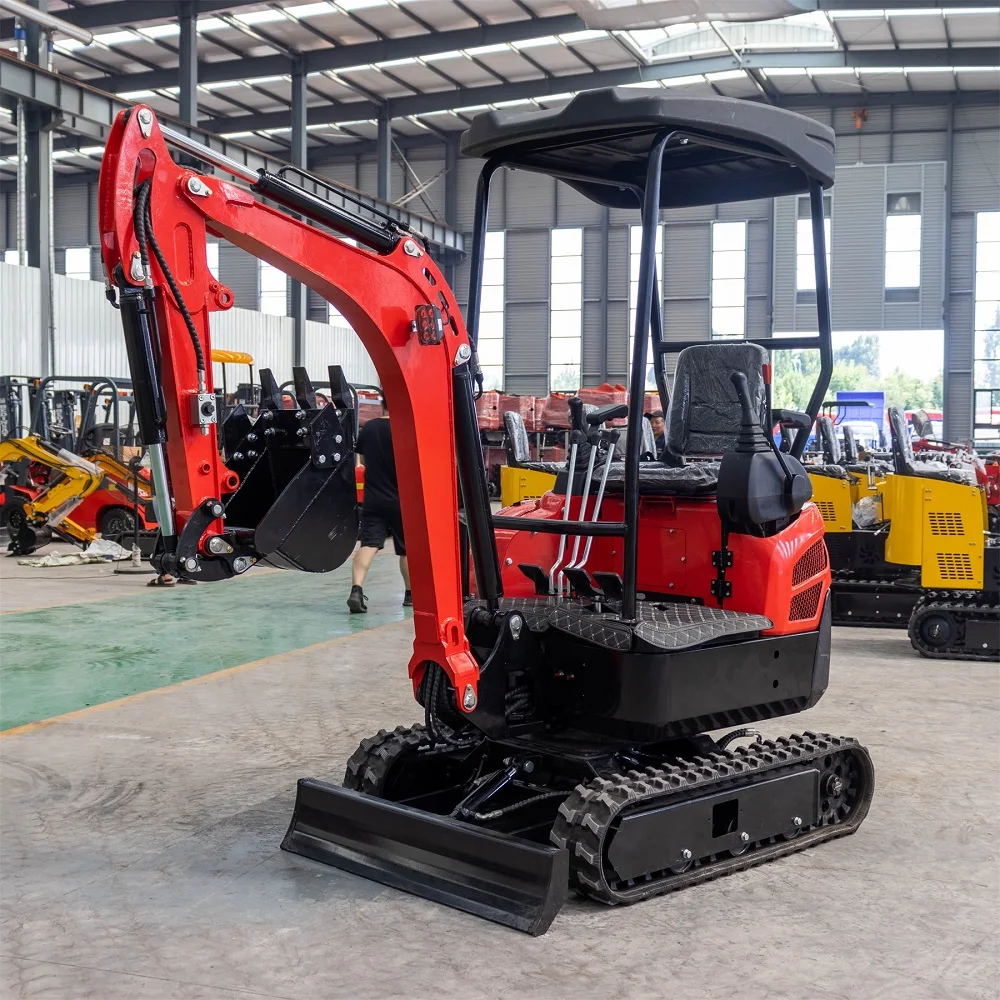 Hot Sale China New Mini Excavator Multi Function  small mini excavator 1.8 ton excavator digging machine