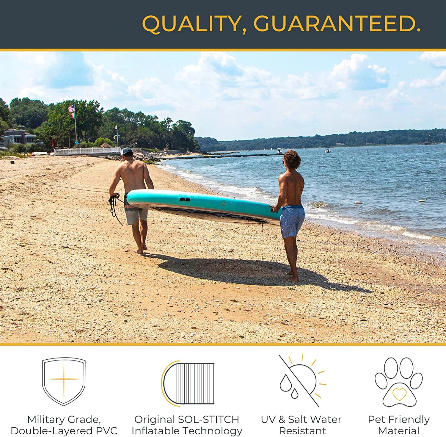 Inflatable Floating Dock Stable Platform Raft For Beach Lake Pool Up To 6 People Rafting And Recreation