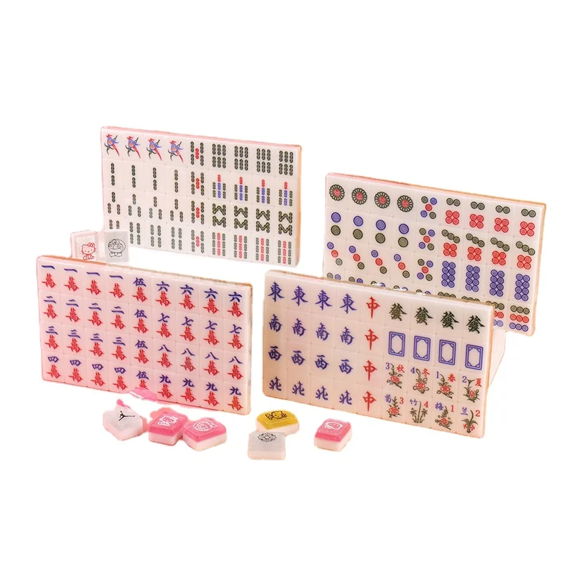 custom American mahjong tiles with Chinese children design