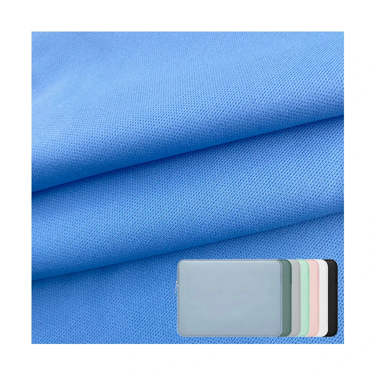 custom 75D 100% polyester woven fabric antistatic super soft 4 way stretch Double Faced waterproof fabric for Mouse pad