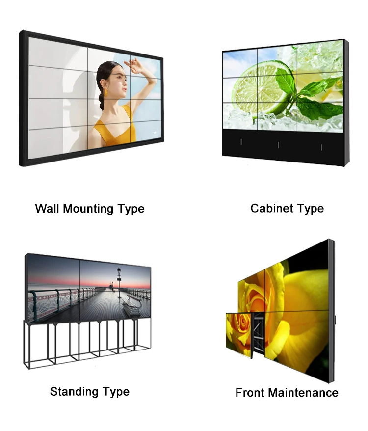 50 55 inch super slim splicing LCD Video wall display screen