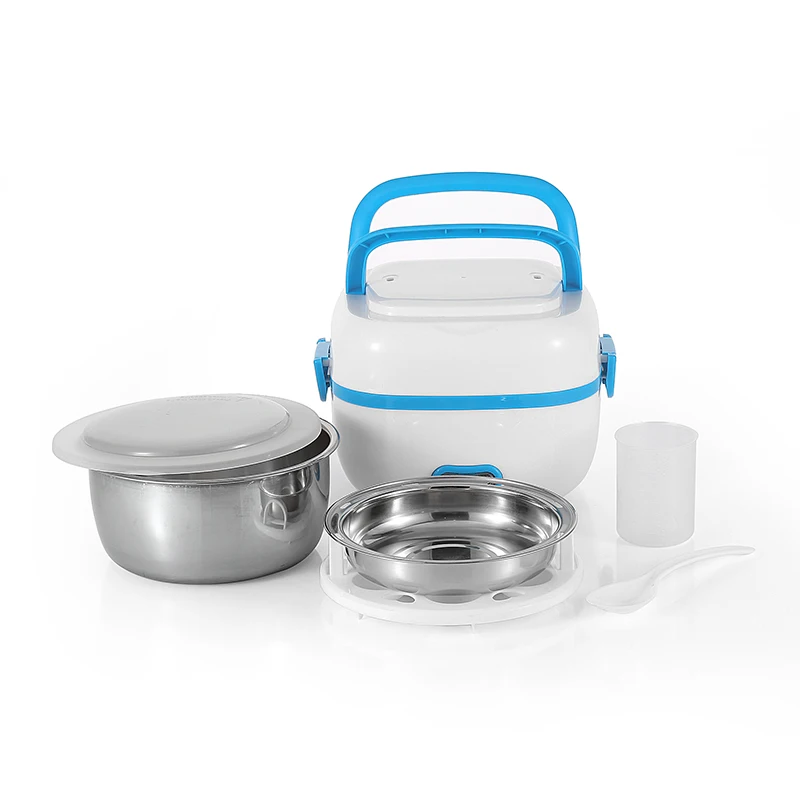 Многофункциональная портативная пластиковая электрическая мини-рисоварка с подогревом 110 В 220 в бытовой перезаряжаемый Ланч-бокс