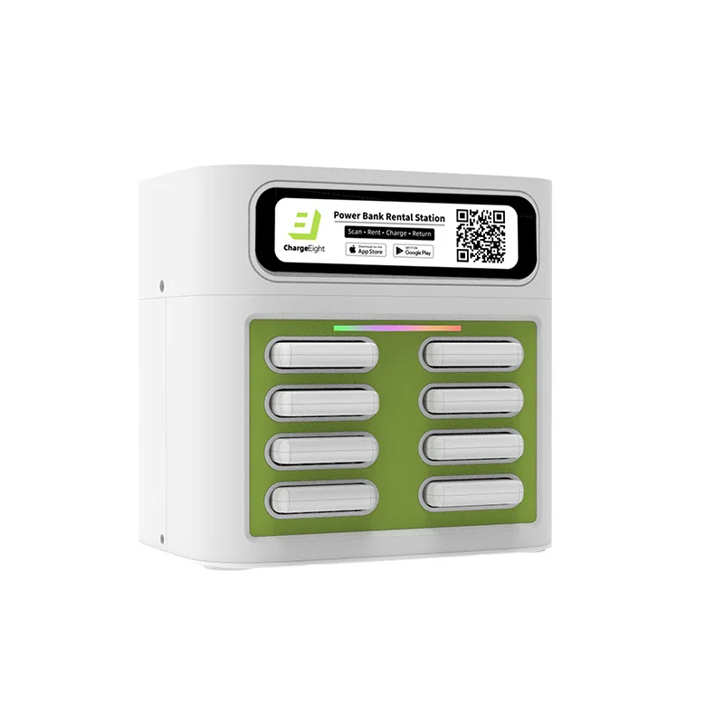 8 Slots Mobile Phone Desktop Machine Shared Power Bank Station Rental Charging Station