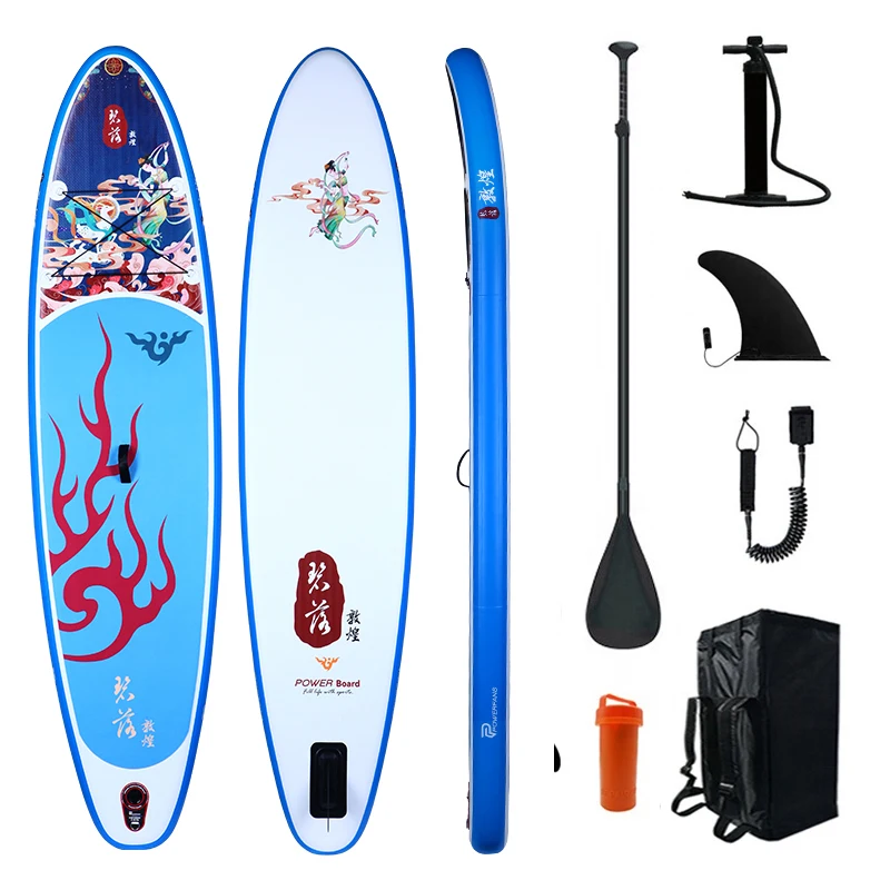 Chinese professional manufacture popular custom inflatable paddle board surfboard