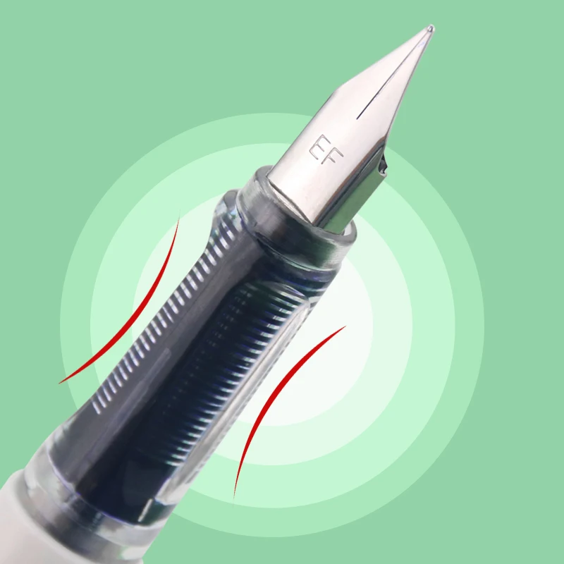 Latest Fresh And Fashionable Black White Blue Multi Function Metal Nib Classic Pens Hot Selling High Quality Fountain Pen