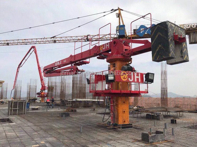 China Brand JH high quality 33m self-climbing  concrete placing boom /concrete  distributor