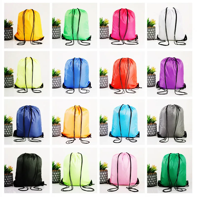 Ulikeke High Quality Custom Promotional Drawstring Shoe Gift Bag Christmas Printed Fabric Best Price Cheap Sale