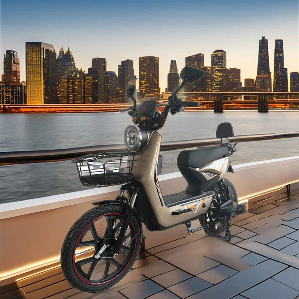 Wholesale 350W 500W Electric Bikes 48V 12Ah Electric Scooter with 3-Speed Digital Bluetooth Smart Features China Manufacturer