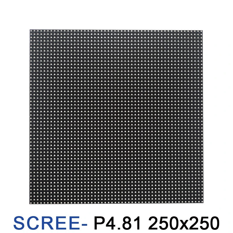 Popular waterproof outdoor P4.81 rental led panel advertising wall 250*250mm