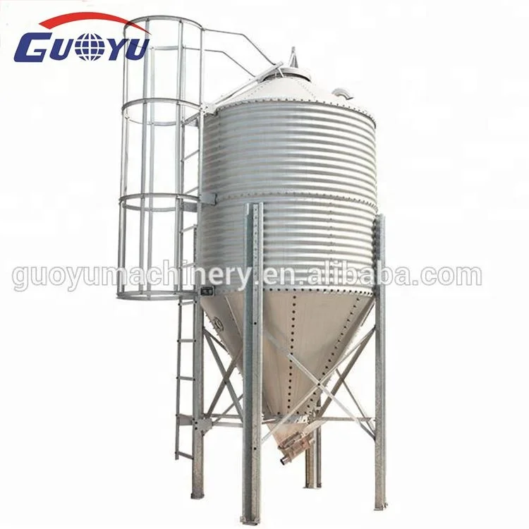 galvanized corrugated steel small grain farm used silo