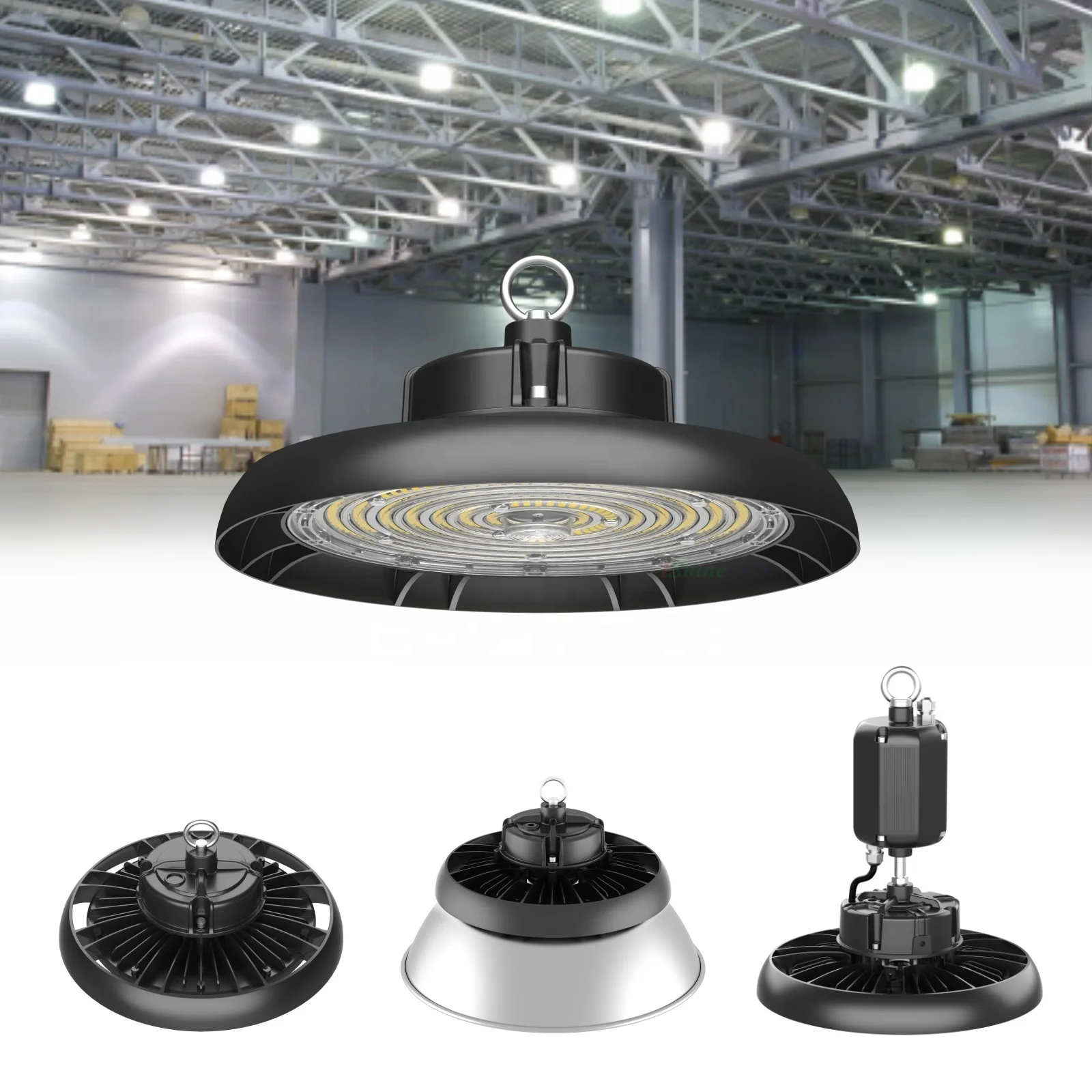 Waterproof IP65 High Light Bay 100W 150W 200W 240W Industrial LED UFO High Bay Lights Warehouse LED Light
