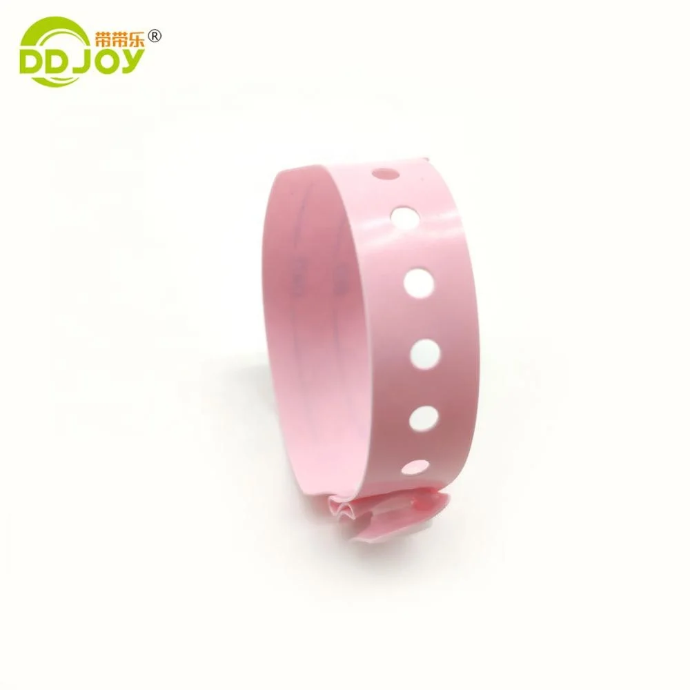 PVC Medical Patient Identification Bracelet Disposable Hospital Wristband for Mother and Baby Promotional Size for Wristband