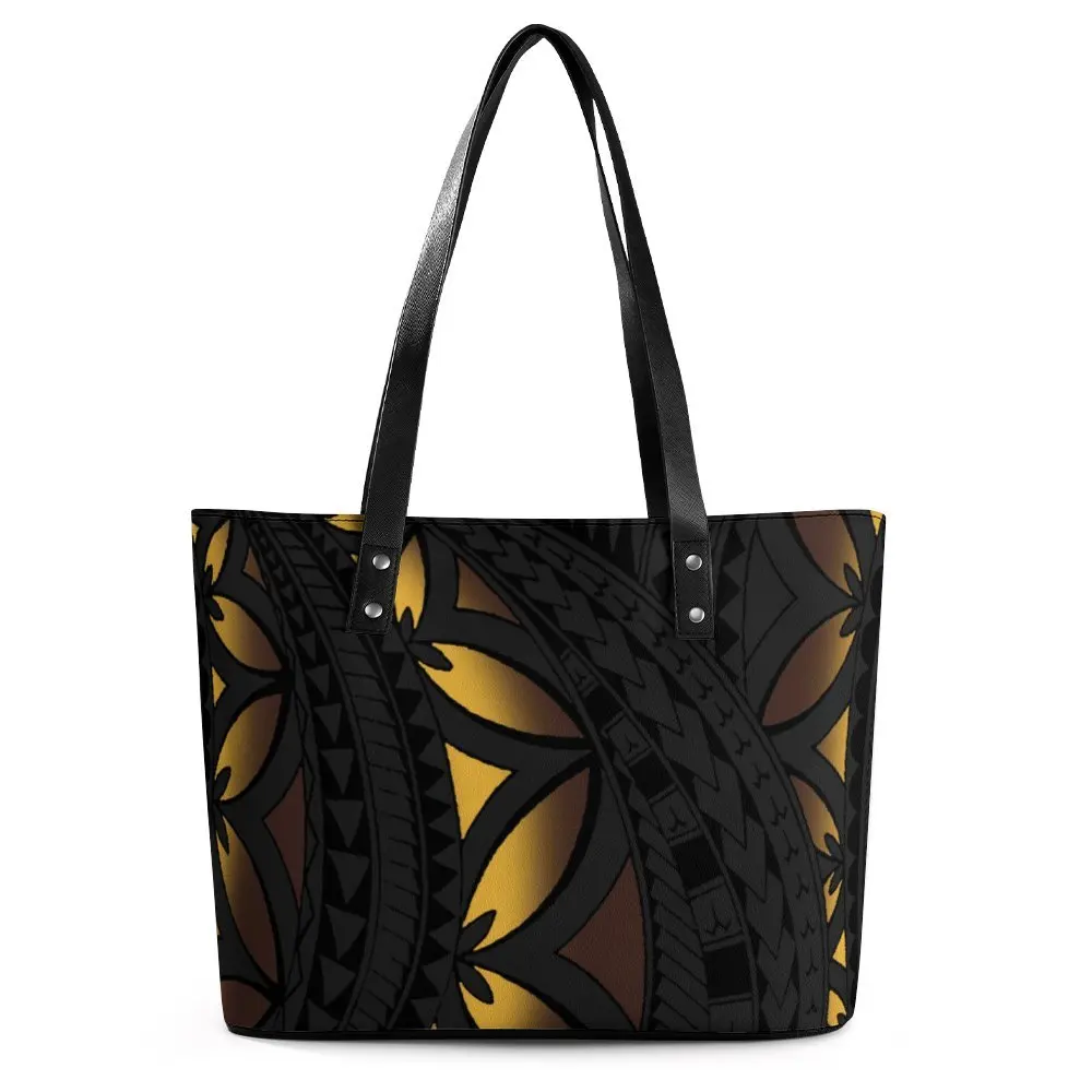 Custom Handbags For Wom Luxury Hawaii Polynesian Tribal Print Female Handbags Eco-friendly Women Handbags Luxury