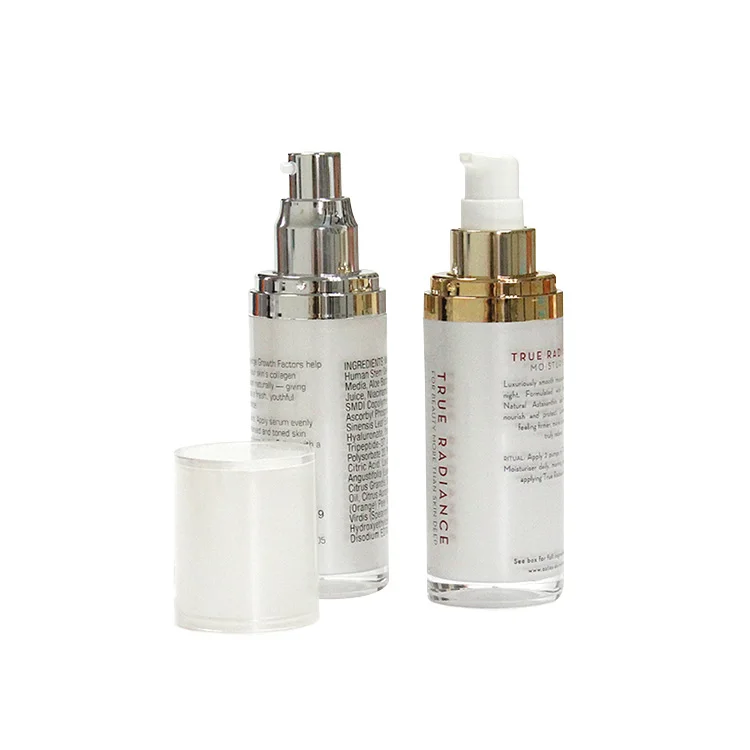 Plastic Eco-friendly design luxury 15ml white cosmetic packaging