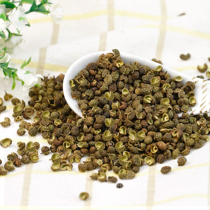 Custom Green Sichuan Peppercorn Grade Two Szechuan Green Pepper Corns  Numb Chinese Prickly Ash  Qing Huajia