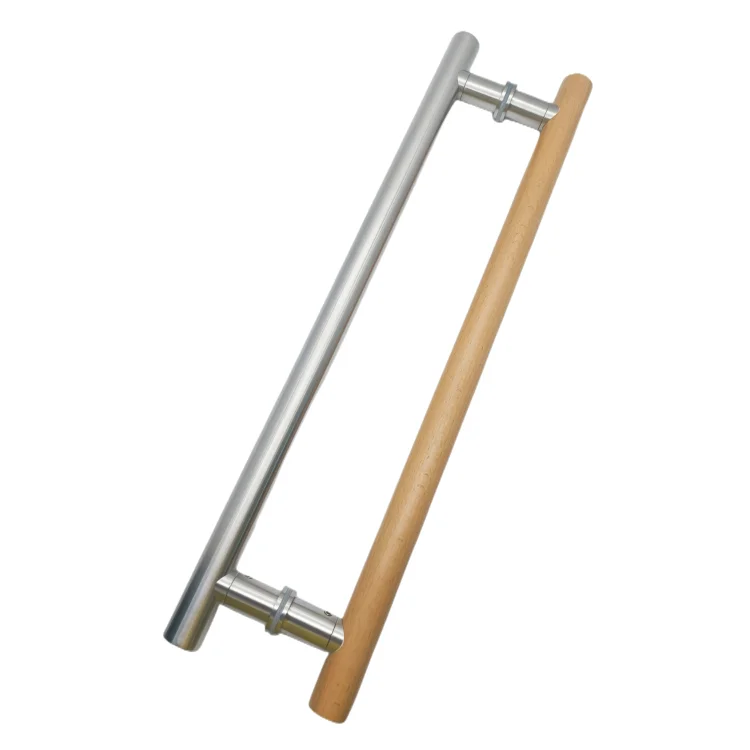 Pull wood long door pull handle modern pull wooden door handle cheap door handle