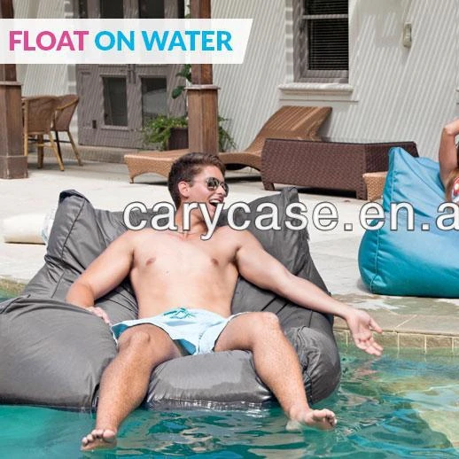Extra large floating bean bag , Giant pool side beanbag chair on the water