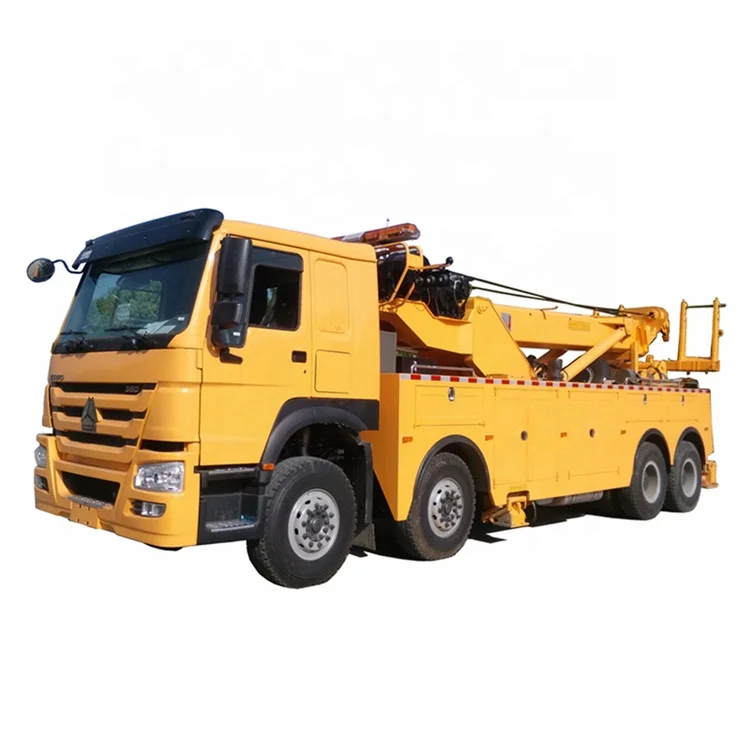  Тяжелый спасательный грузовик Howo эвакуатор тягач-тягач 4x6x4