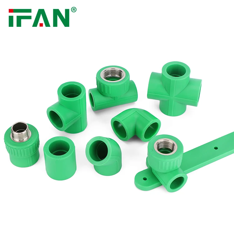 IFAN Heat Resistant Plastic PPR Elbow Threaded Adaptor PPR Pipes and Fittings