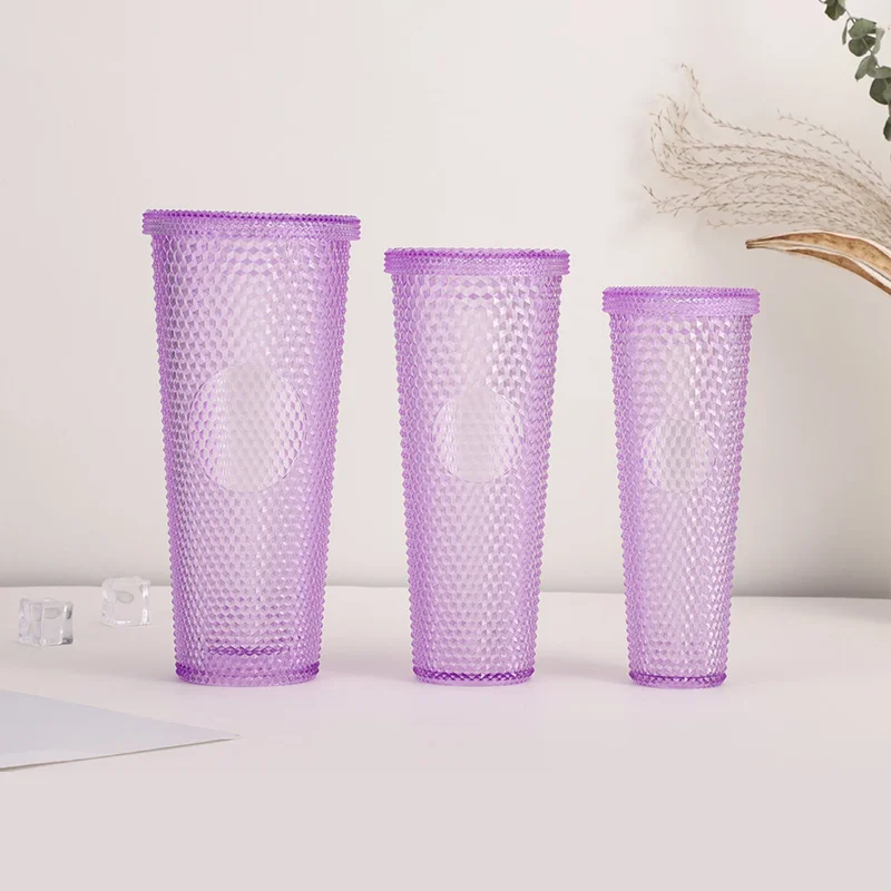 Wholesale in Bulk Gift Set 30oz 24oz 16oz Buy 1 Get 3 USA Black Studded Coffee Tumbler Cup with Straw