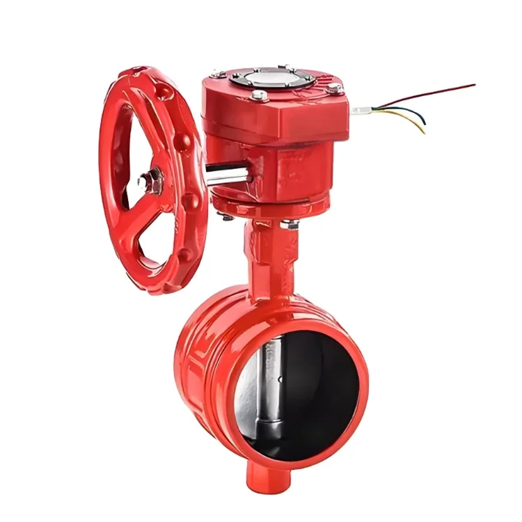 Ductile cast iron signal tyco high pressure butterfly valve