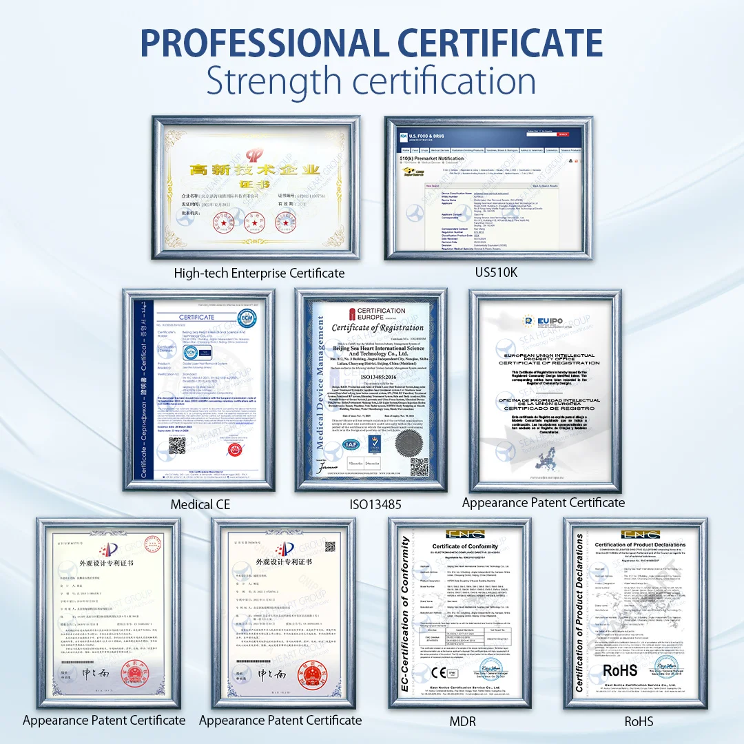 Seaheart best 1064m 532nm nd yag laser machine prices q-switched-nd-yag-laser-tattoo-removal-machine