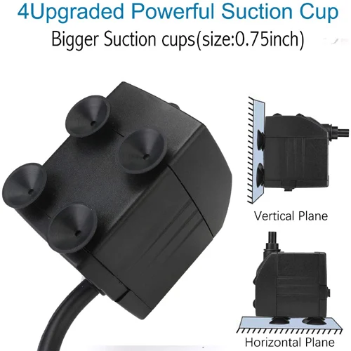 JR-350 High Efficiency Mute Electric Pump Mini Submersible Water Pump for Fish Pond Pool