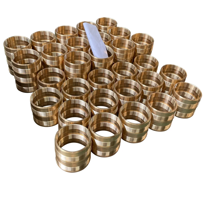 Haishan C89833 Good Quality Durable Wear Resistant Brass Bearing Customized Copper Bronze Bushing for Crusher