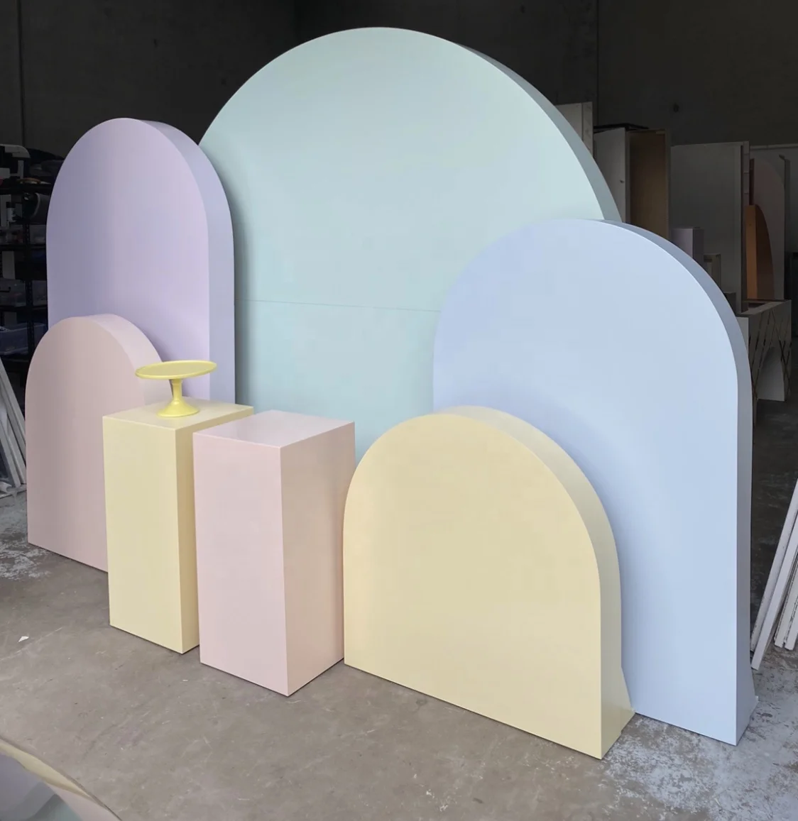 Пастельные цвета, украшение для вечеринки, праздничный красочный акриловый фон