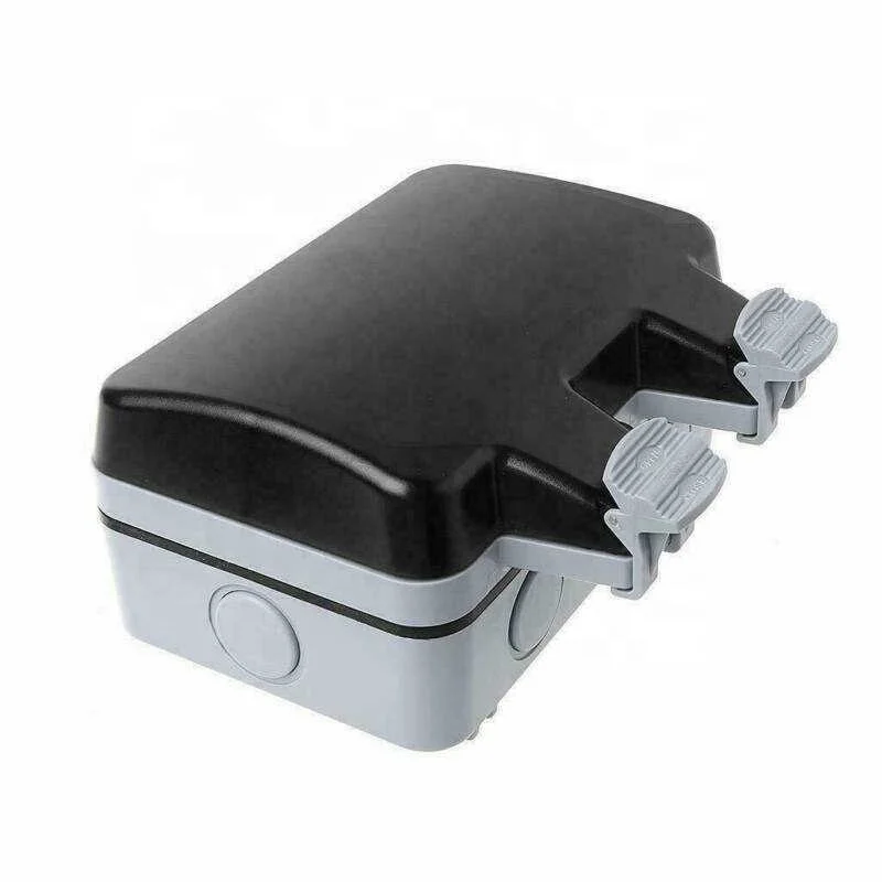 German Type Outdoor Waterproof Socket Rainstorm-proof Socket British Standard Anti-leakage Charging Socket