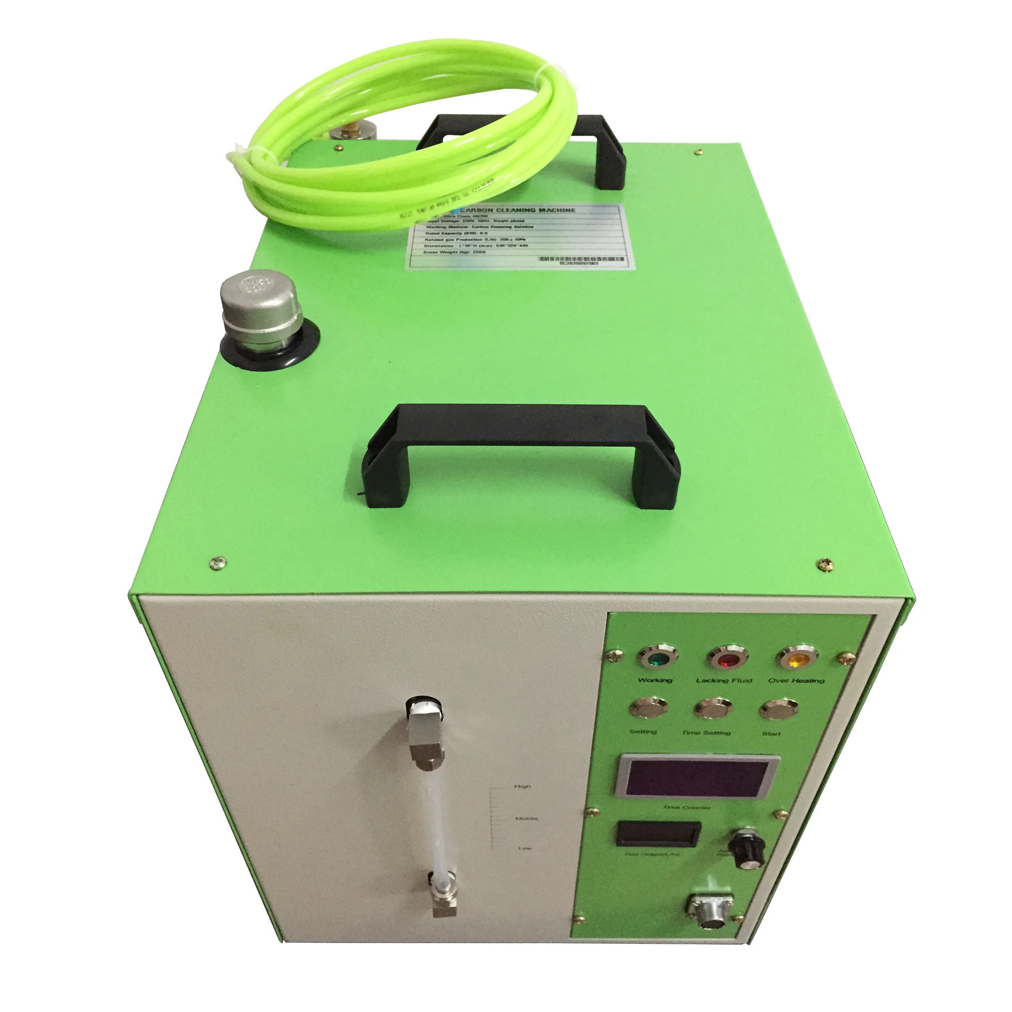 Pollution free hydrogen generator for car engine carbon clean