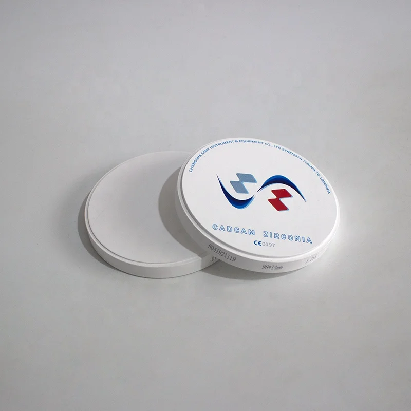 Dental Accessory SHT Zirconia Disc 10mm Cheap Price Dental Zirkonzahn CAD CAM Zirconia Blocks for Milling Machine