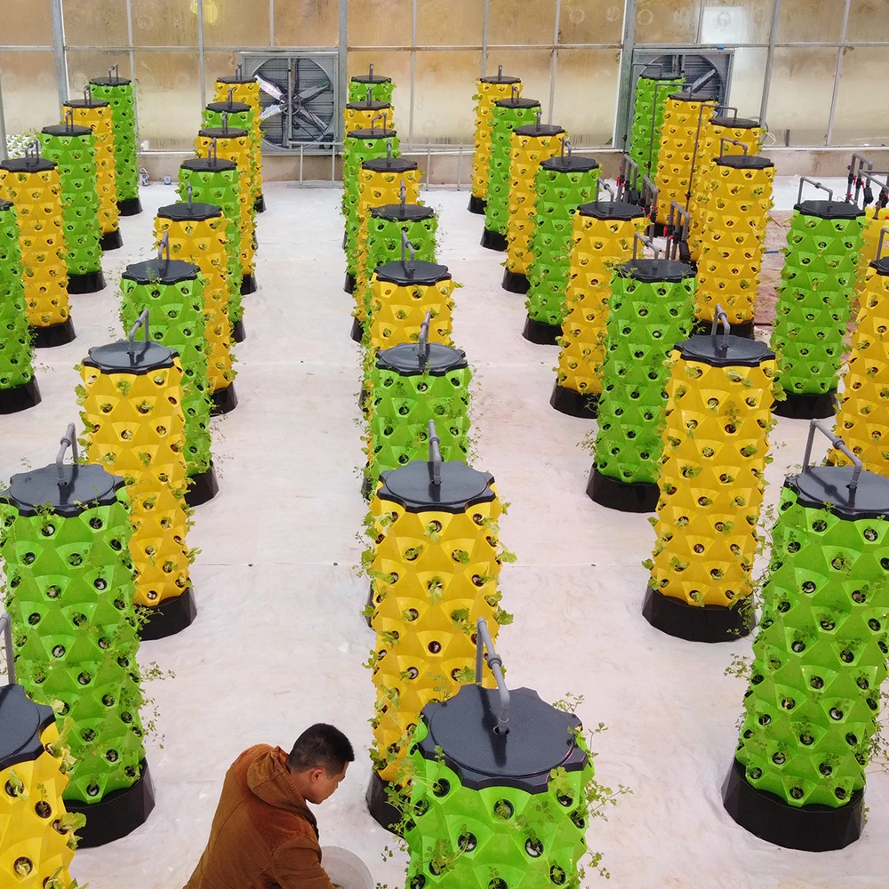 New Agricultural Greenhouse aeroponic tower garden small hydroponic growing systems