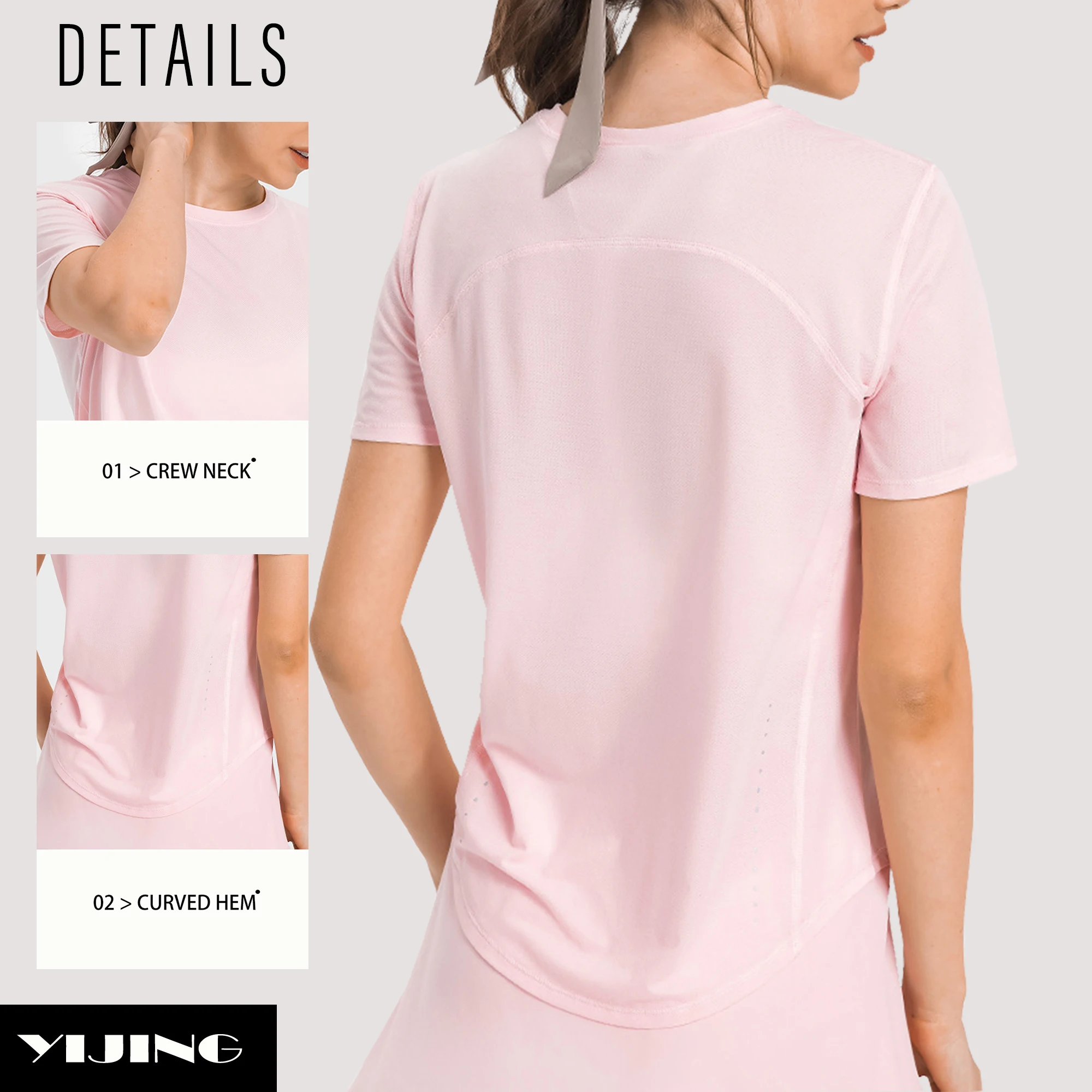 Летняя Спортивная футболка для бега и фитнеса