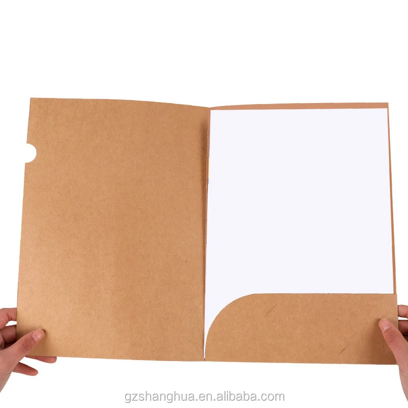 Double Pocket Single Pocket Paper File Presentation Folder with Pocket Customize document Folders