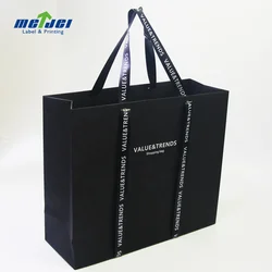 Luxury Recycled Custom Printing Logo Shopping Pack Paper Bag White