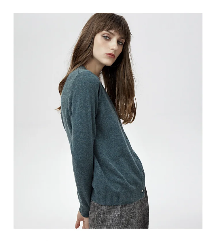 2021 new ladies fancy cardigan Sweater  Long Sleeve Crew Neck Woman cashmere Sweater cardigan