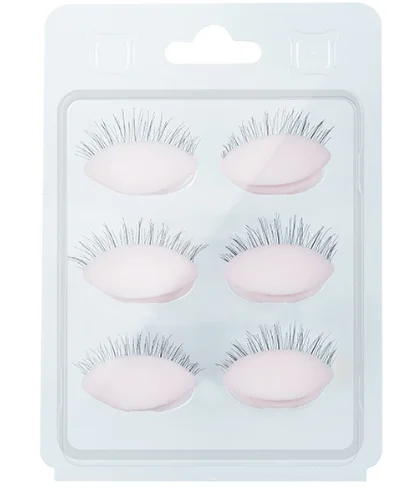 3 pairs replaceable eyelids Eyelash Replacement Eyelids used for eyelash training and practice eyelash extension