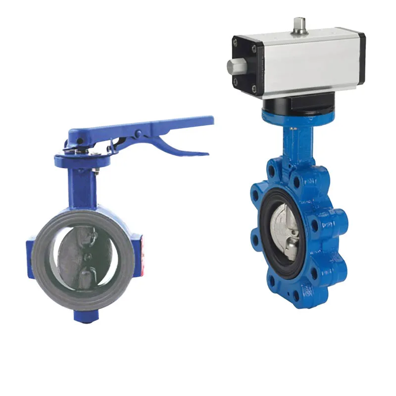 factory supply DN150 hydraulics oil widely used SS material normal pressure high quality wafer butterfly valves with gear box